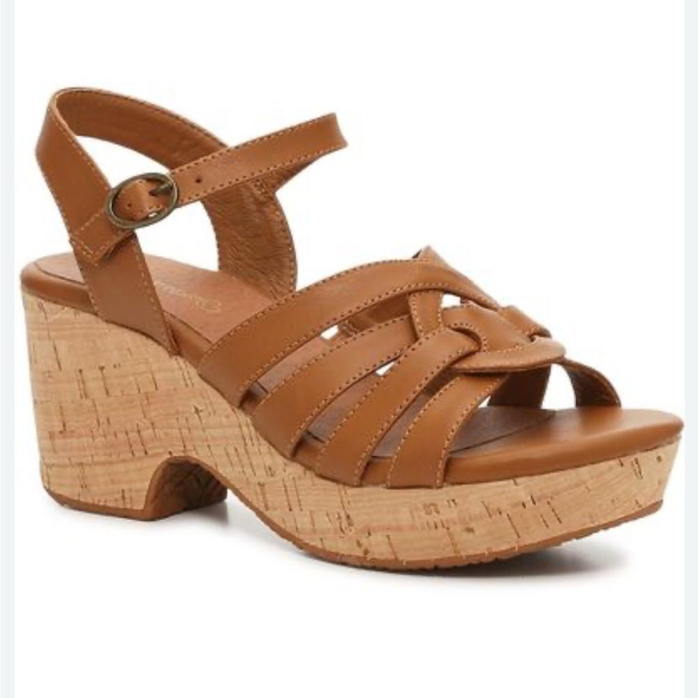 BareTraps | Brown Bonita Wedge Strap Sandals 9.5